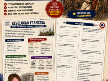 Atividade Sobre a Revolução Francesa - 2026