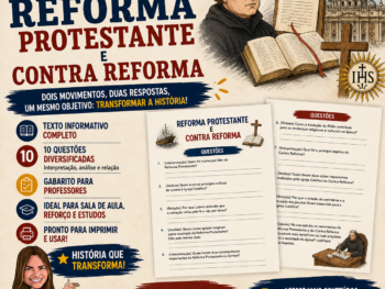 Atividade Reforma Protestante e Contra Reforma- 2026