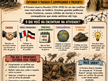 Atividade sobre a Primeira Guerra Mundial 2026